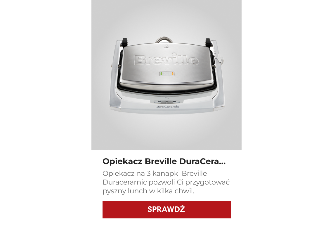 Opiekacz na 3 kanapki Breville DuraCeramic VST071X