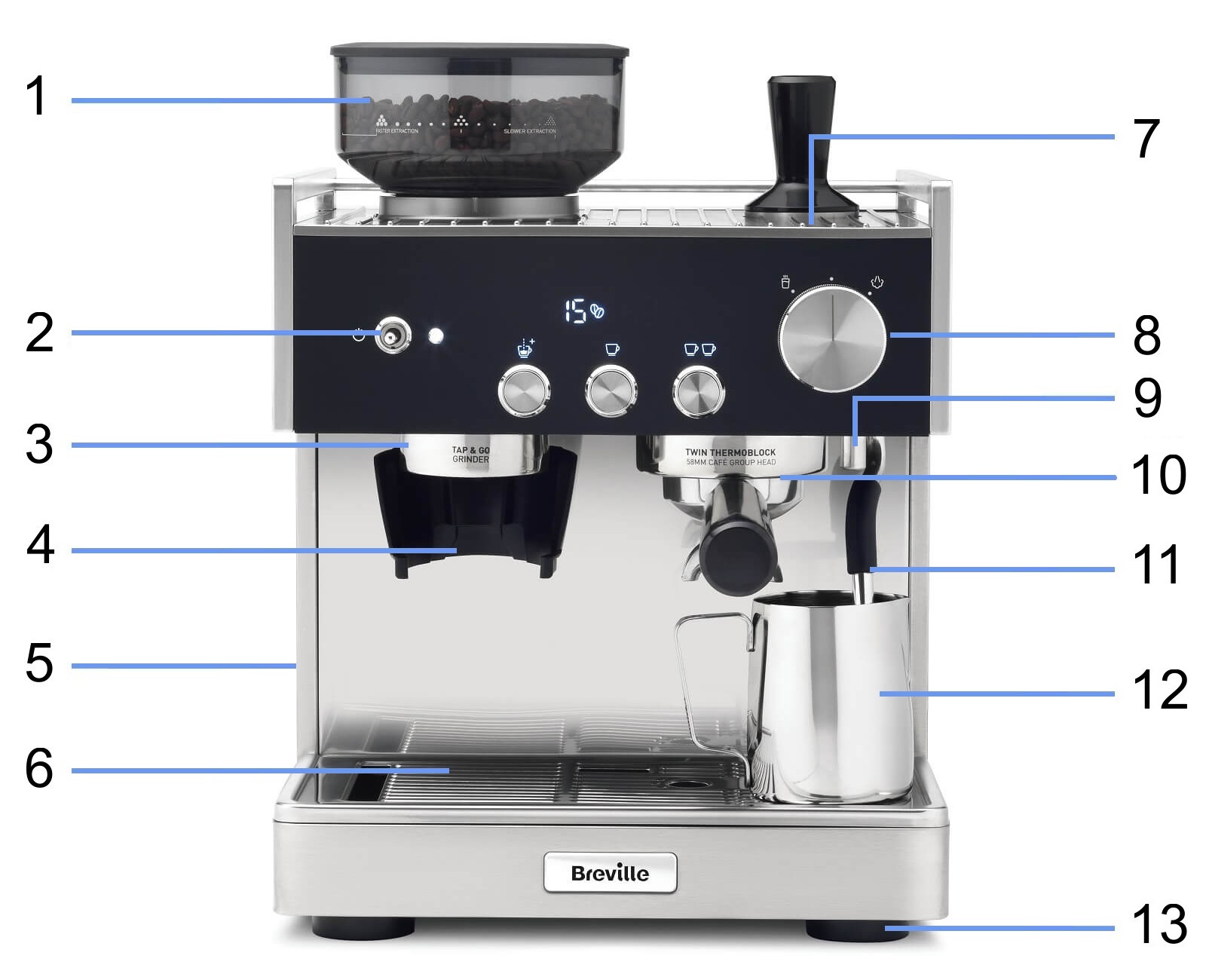 Ekspres do kawy Breville Barista Signature VCF161X